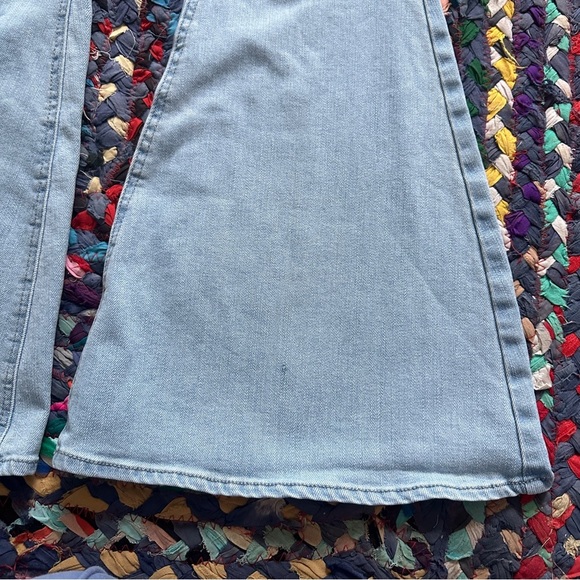 Forever 21 Light Wash Blue Denim Pull-On Flare Jeans Bell Bottom Women's Size XS - Picture 7 of 15